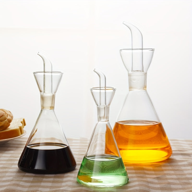 1pc Leak Proof Glass Bottle Soy Sauce Vinegar Dispenser