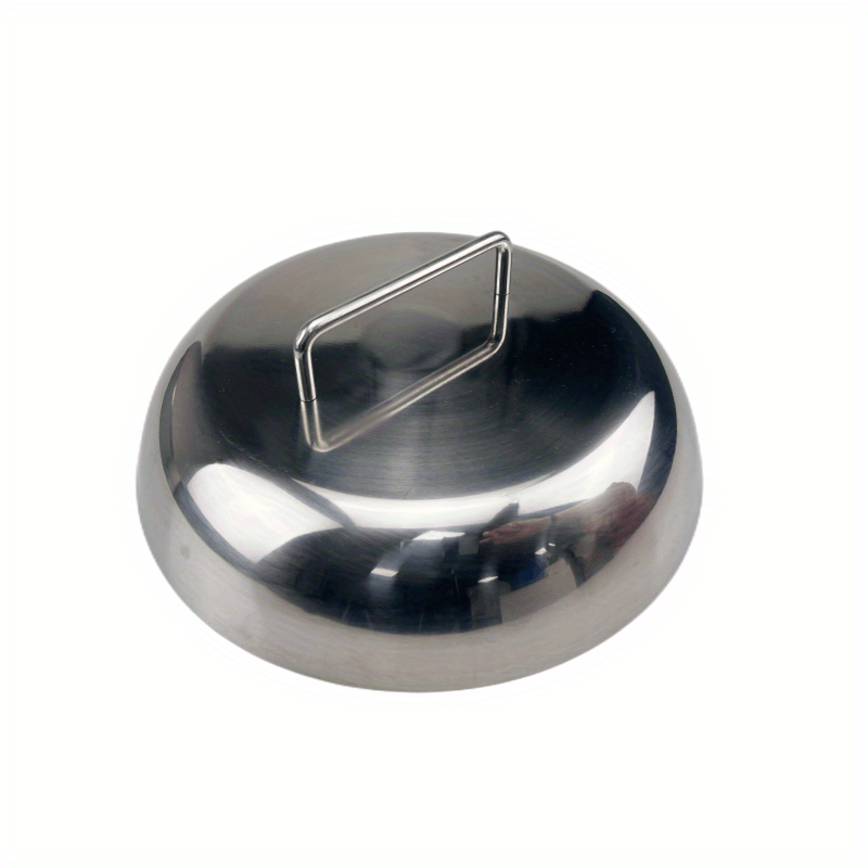 Stainless Steel Steak Cover with Hand Handle for Outdoor BBQ Grill