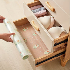 Non Slip Shelf Liner Washable Mats for Kitchen Cabinet Shelves Refrigerator