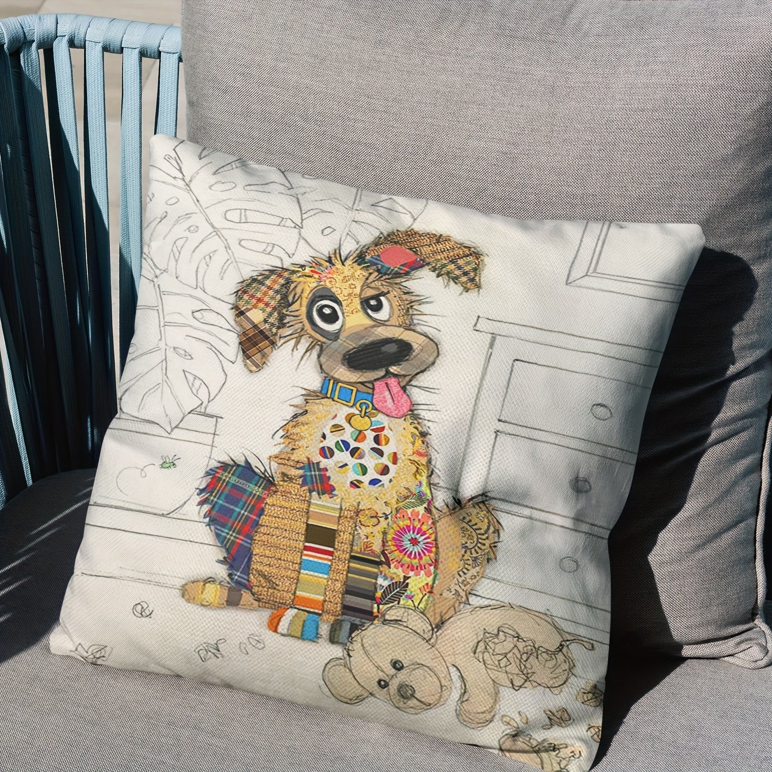 Animal Pattern Cushion Cover for Home Decor