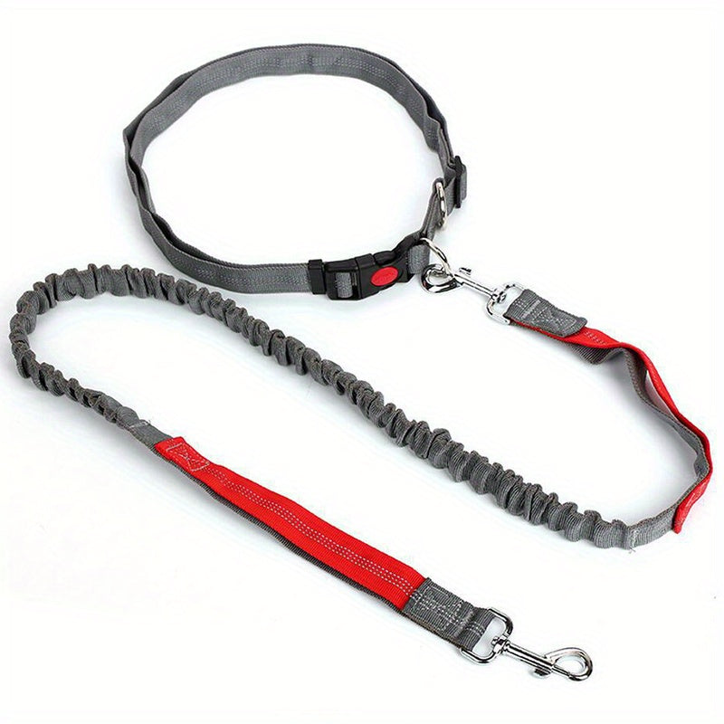 Hands-Free Dog Leash Adjustable Waist Belt for Running