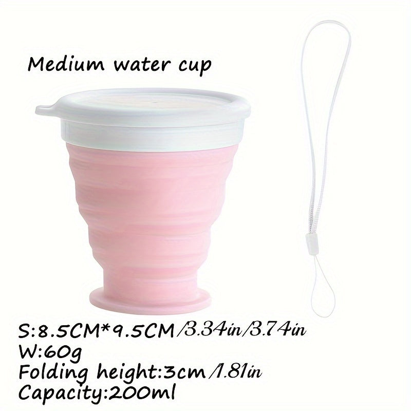 Portable Folding Silicone Bowl Cup for Outdoor Travel Camping Picnic