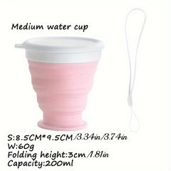 Portable Folding Silicone Bowl Cup for Outdoor Travel Camping Picnic