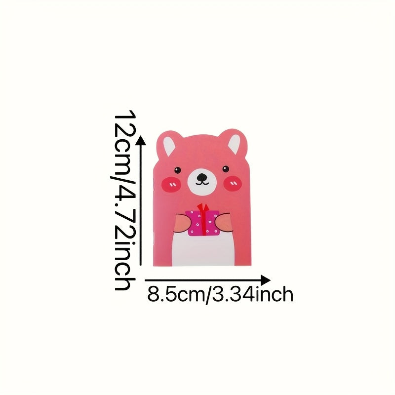 5pcs Animal Notebook Set - Random Designs - Writing Drawing Organiz