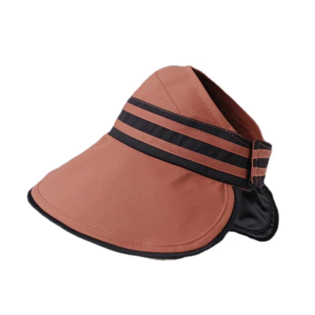 Adjustable Wide Brim Visor Hats Summer Sunscreen Cap