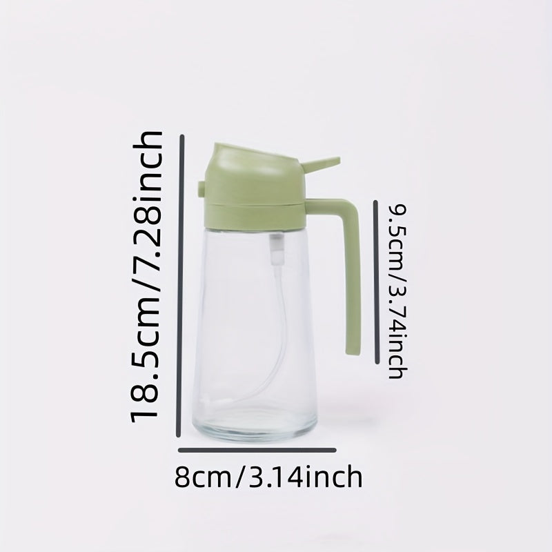 Glass Bottle for Spraying and Pouring Olive Oil Soy Sauce