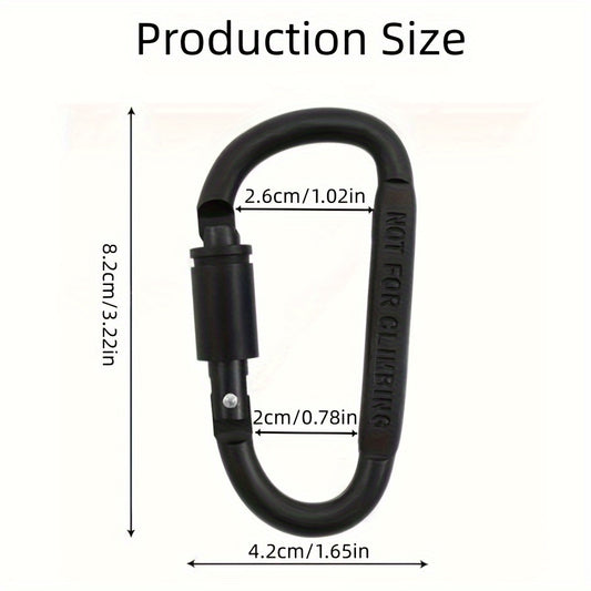 5pcs Aluminum Hanging Buckle for Outdoor Camping Hiking