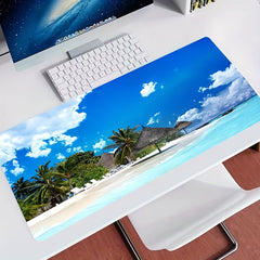 Anime Coconut Trees Large Mousepad