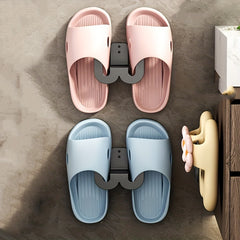 Metal Wall Mounted Shoe Rack Slipper Holder Organizer