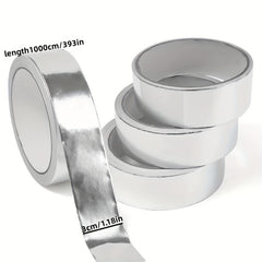 High Temp Aluminum Foil Tape Flame Retardant Tin Foil Tape Fiberglass Conductor