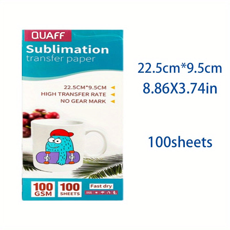 100 Sheets Sublimation Heat Transfer Paper Inkjet Printer DIY Clothes
