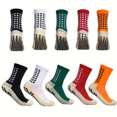 Men's Anti-slip Thick Sports Socks for Football Basketball Running