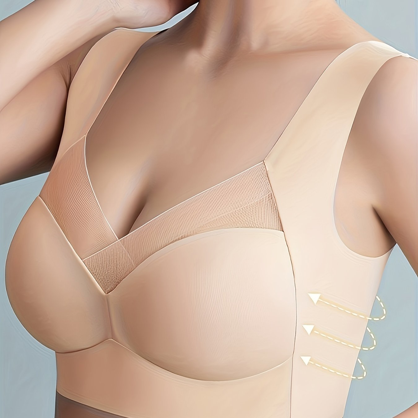 Breathable Wireless Push Up Bra