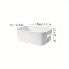 Portable Transparent Storage Box for Cosmetics and More