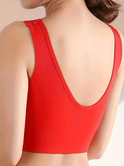 Lace Wireless Push Up Bra Breathable Tank Bra