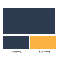 Faux Leather Mouse Pad Dual Sided Desk Anti-Slip Protection Pad Water-Resistant