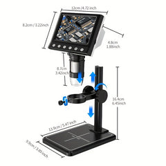 HD 10 Digital Electronic Microscope Screen Mobile Phone Watch Repair