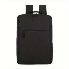 Casual Minimalist Laptop Backpack Solid All Match Storage Work Bag
