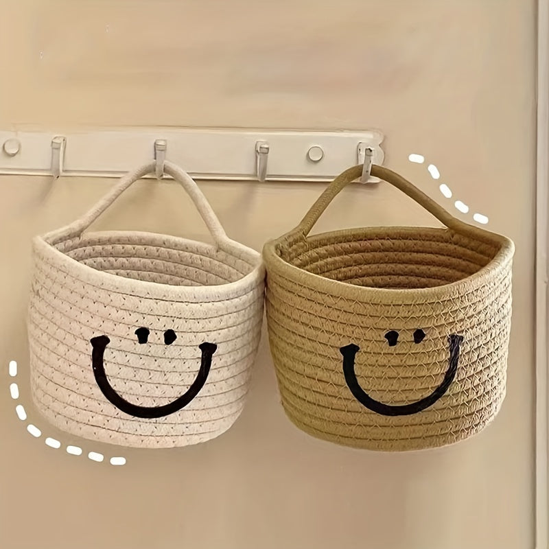 Hanging Wall Storage Basket for Living Room, Bedroom, Bathroom - Remote Control