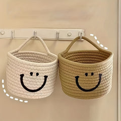 Hanging Wall Storage Basket for Living Room, Bedroom, Bathroom - Remote Control