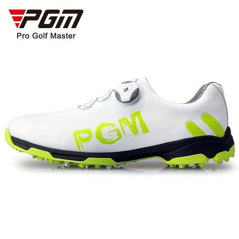 PGM Men's Spiked Golf Shoes Breathable Non Slip
