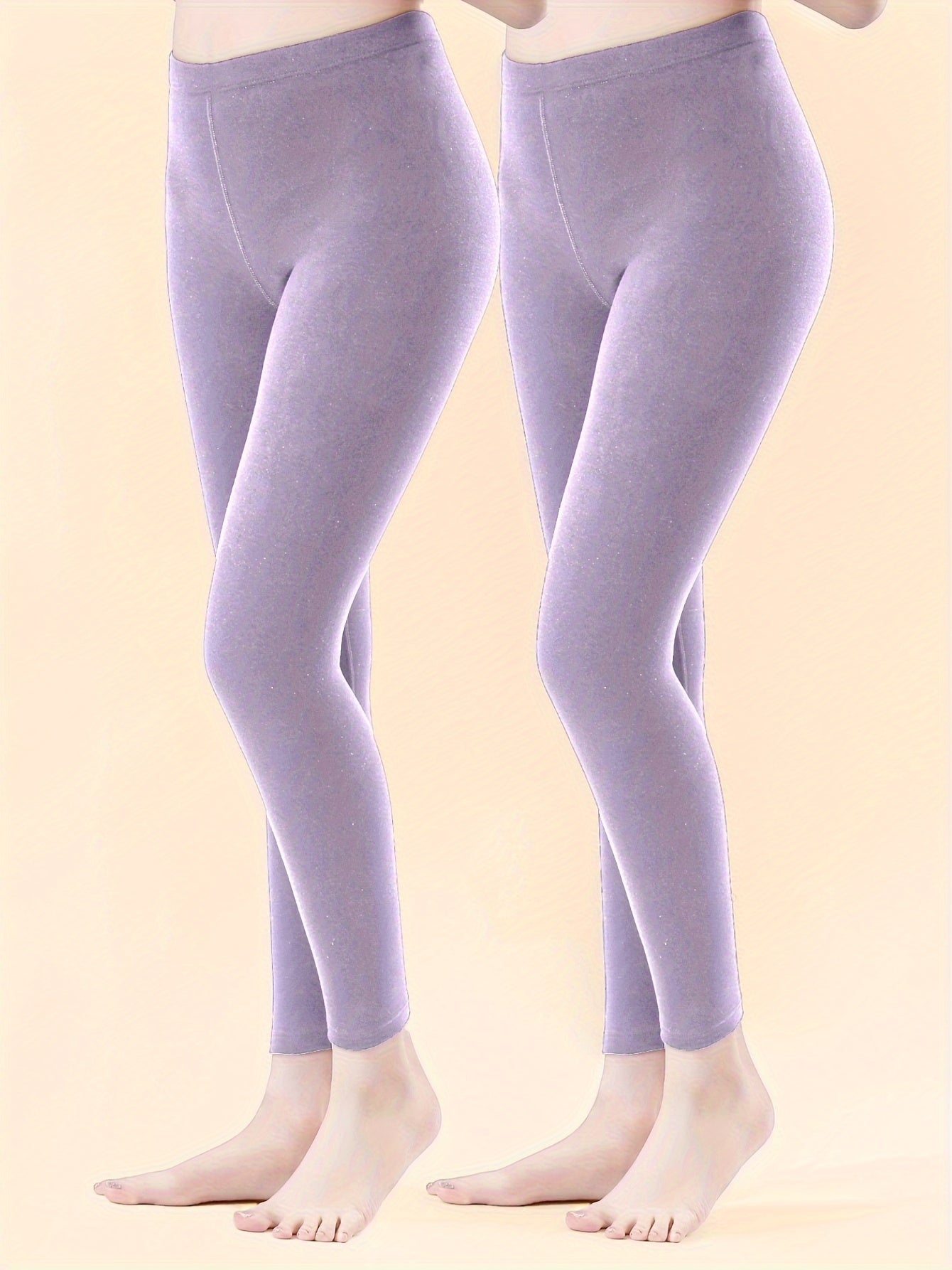 Plush Thermal Pants Soft & Comfy Elastic Tights For Winter Women's Lingerie