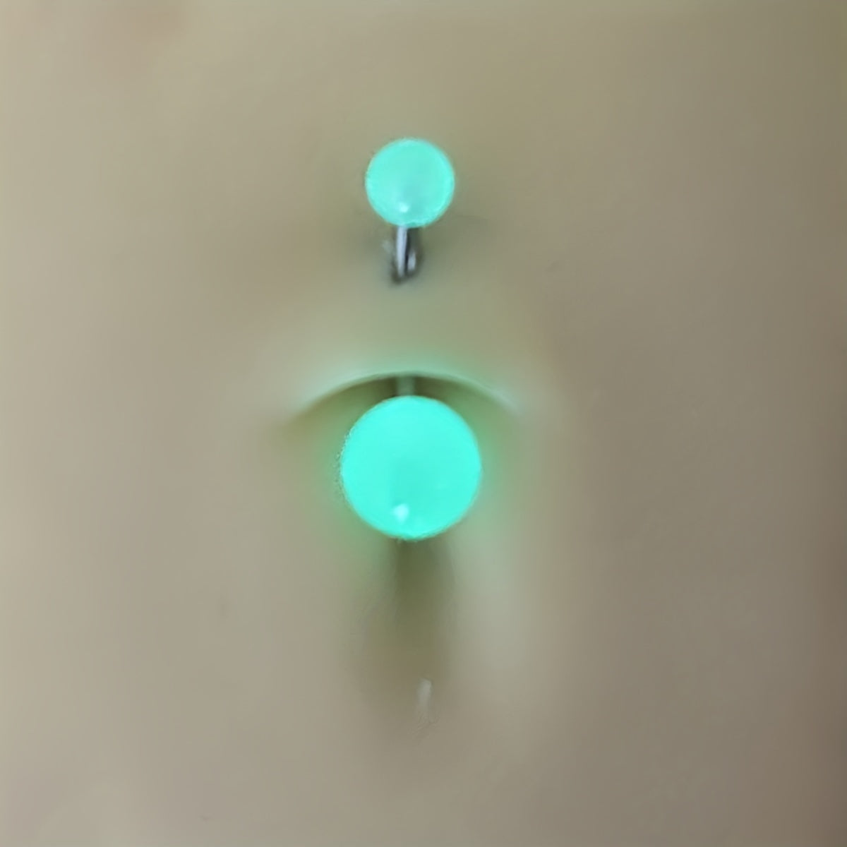 6 Pcs Glow Dark Belly Button Rings 14G Stainless Steel Sexy Body Piercing Jewelr