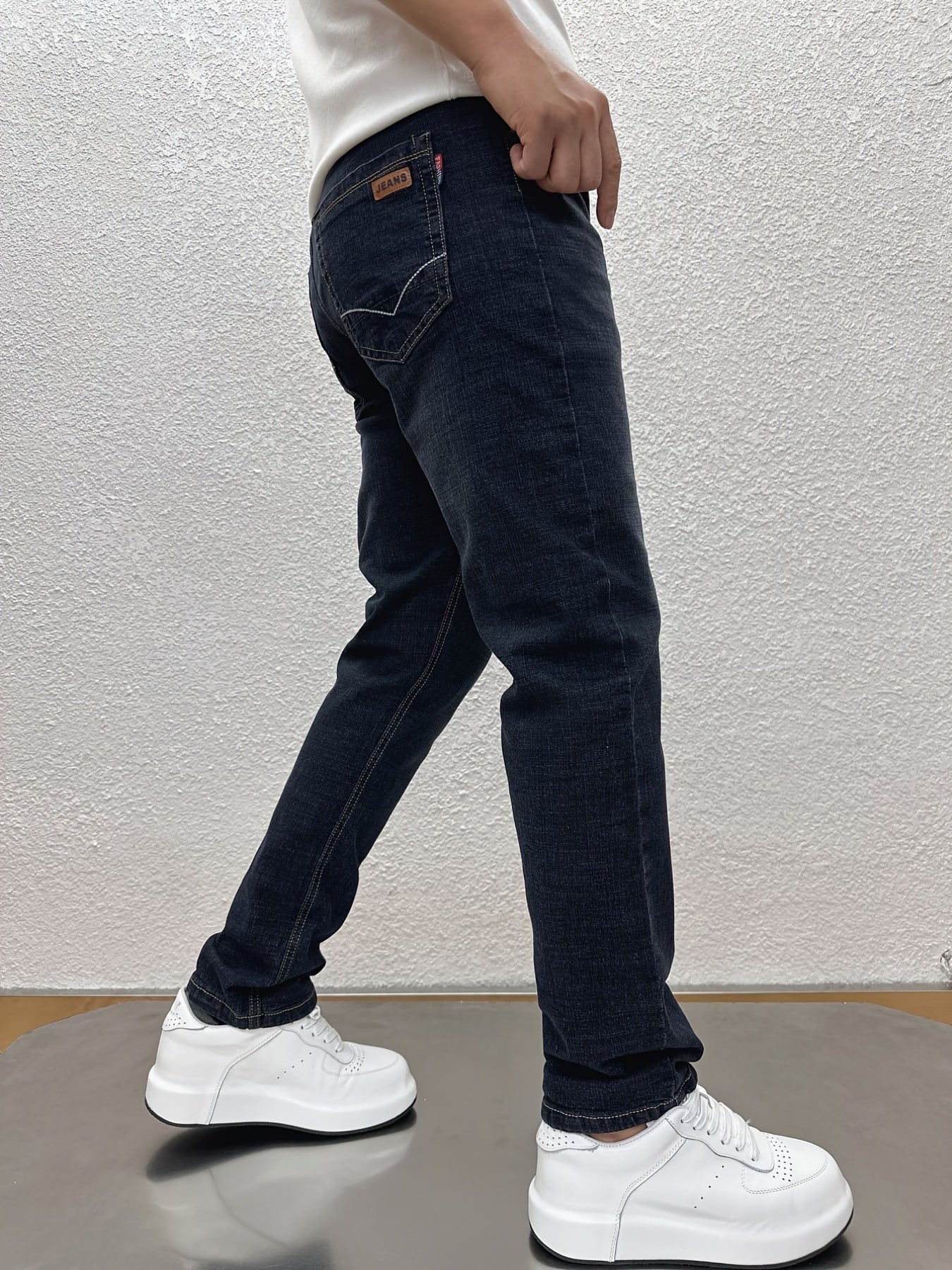 Men's Straight Stretch Jeans Casual