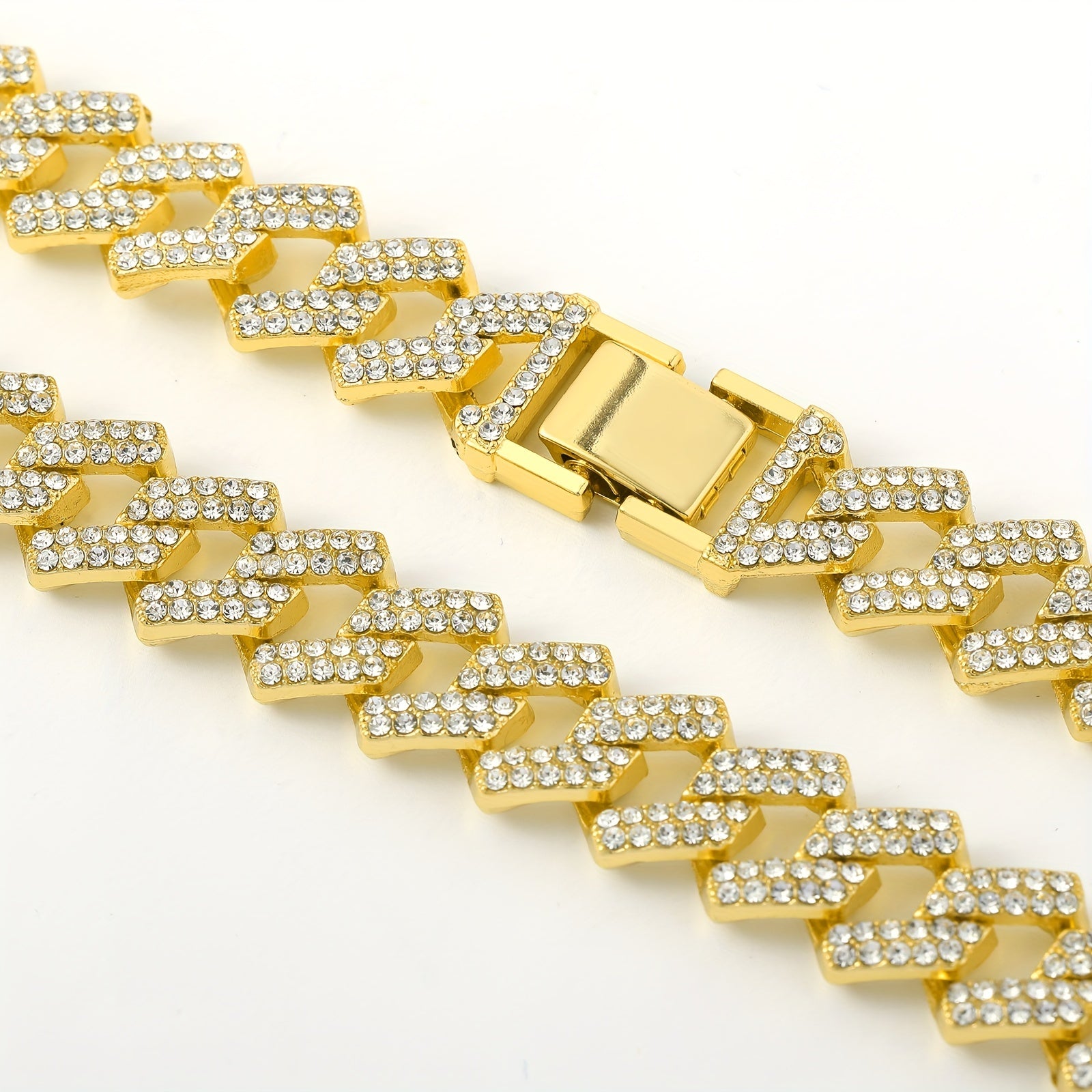 Miami Hip Hop Men's Iced Cuban Necklace Punk