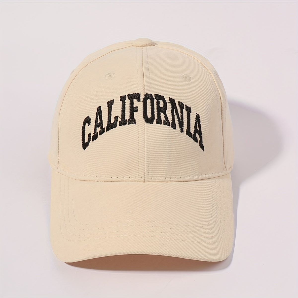 CALIFORNIA Pink Embroidery Baseball Cap Lightweight Adjustable