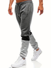 Men's Zipper Pocket Joggers Casual Loose Fit Pants