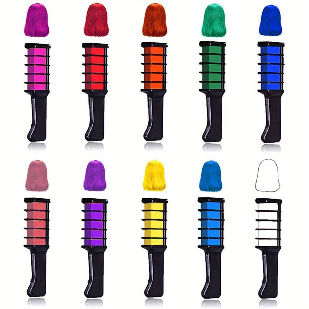 Portable Hair Dye Comb - Easy Temporary Hair Color