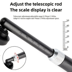 ZOYOSPORTS 1pc Bike Rearview Mirror Universal 360 Degree Adjustable Mirror