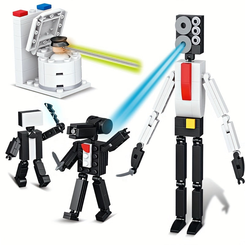 Toilet Man Puzzle Toy Gift for Christmas
