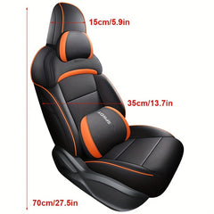 Leather Car Seat Cover For MG4 MULAN Winter Full Set