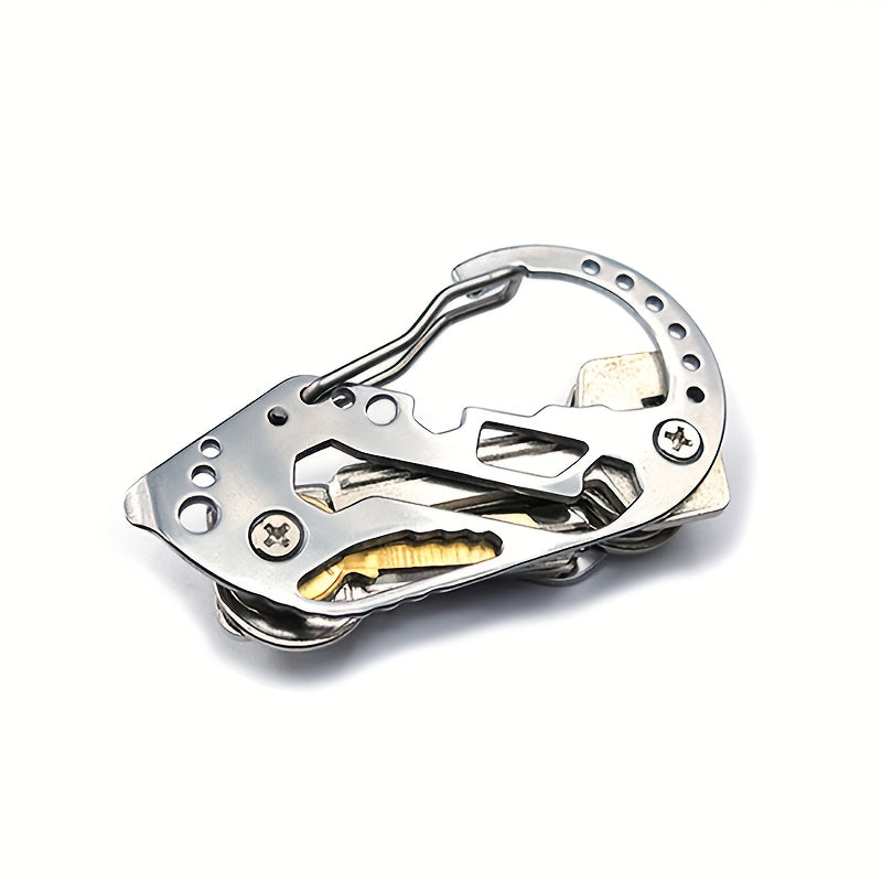 Stainless Steel Multifunction Tool Keychain Screwdriver Wrench