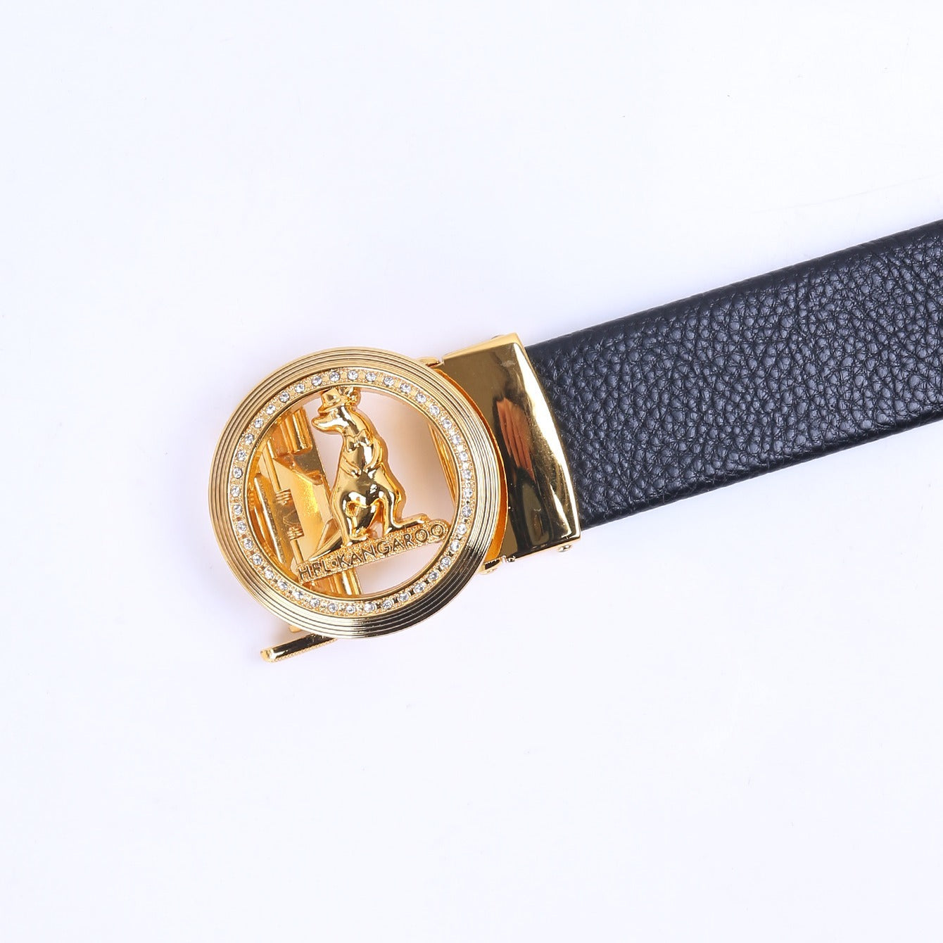 Men's Round Rhinestone Belt