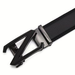 Black Leather Crossbody Bag with Chain Strap