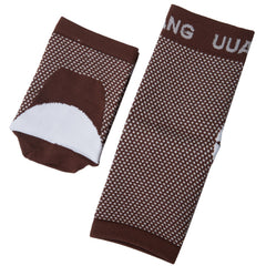 Compression Short Crew Socks Toeless for Sports & Fitness Unisex