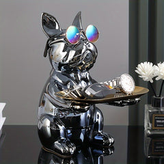 Ceramic Plating Dog Door Key Storage Home Decoration