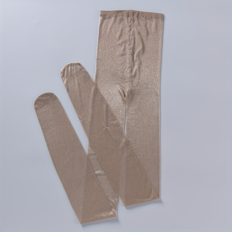 Ultra Thin High Waist Semi Sheer Pantyhose Women's Stockings
