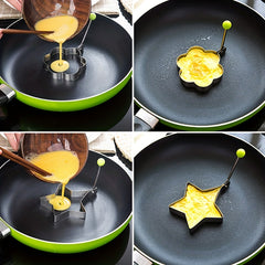 Stainless Steel Fried Egg Pancake Shaper Omelette Mould Kitchen Tool