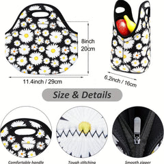 Insulated Lunch Bag for Men and Women Neoprene Waterproof Picnic Lunch Tote
