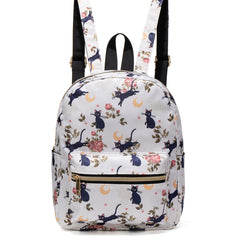 Cat Print Backpack Lightweight Daypack Casual Travel Bookbag