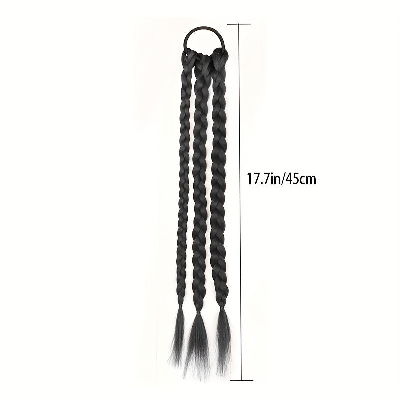 PC Braided Y2K Wig Braid Natural Plait Simulation Hair Fiber Accessory