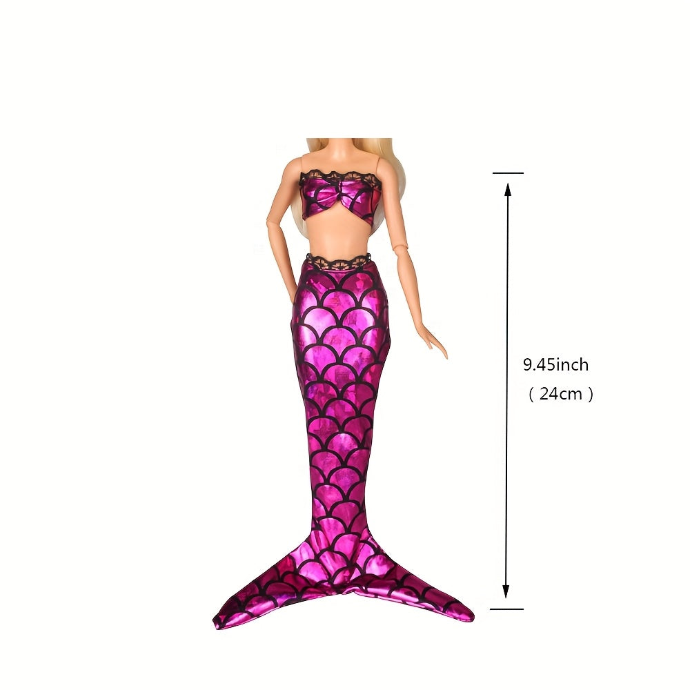 Mermaid Swimsuits Bathing Suits for Dolls