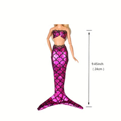 Mermaid Swimsuits Bathing Suits for Dolls