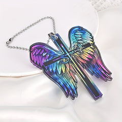 Colorful Cross Butterfly Car Hanging Ornament
