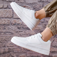 Women's Casual Shoes Lightweight Non slip Flat Skate Shoes