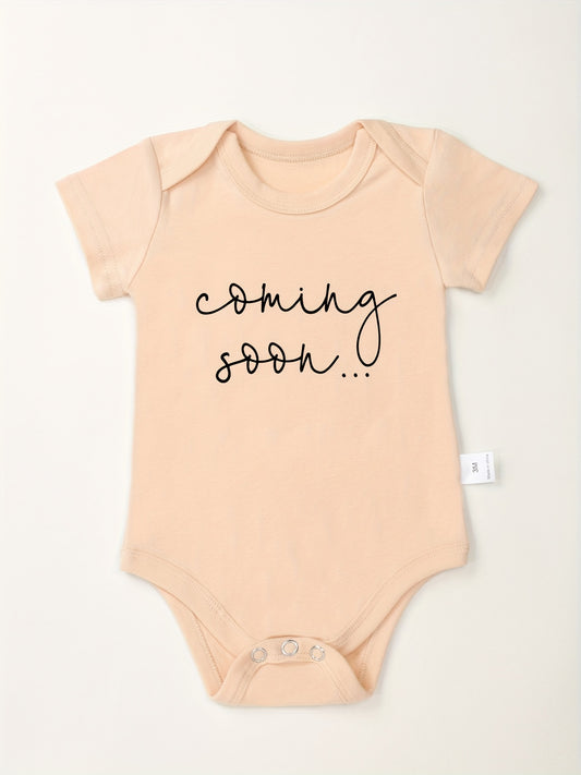 School Letter Pattern Cotton Dress For Boys & Girls 0-24M
